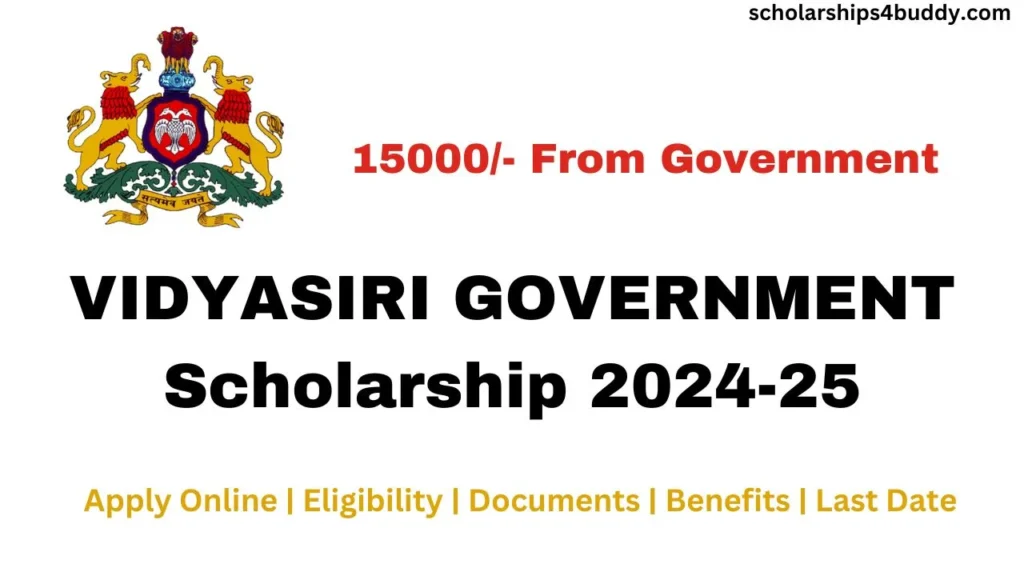 Vidyasiri Scholarship 2024