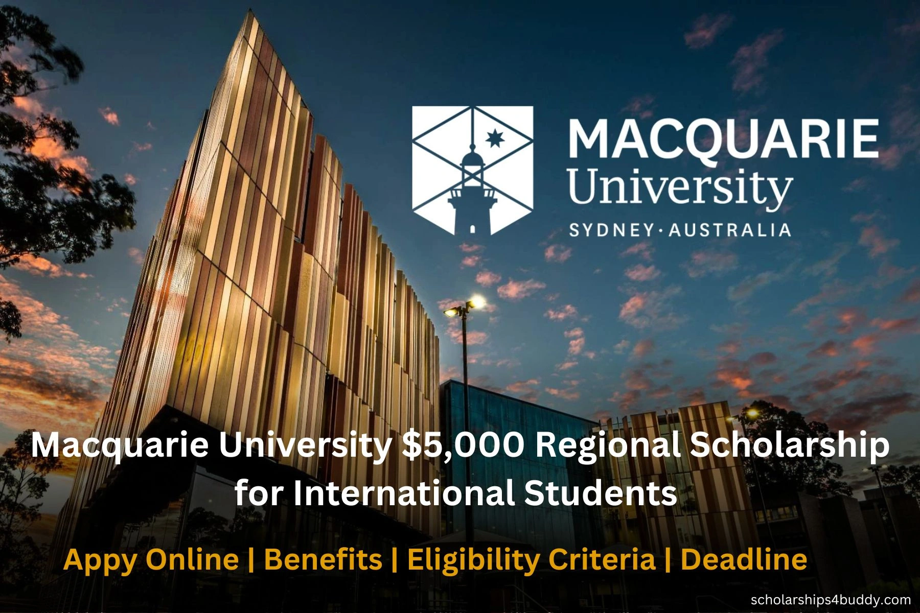 Macquarie University $5,000 Regional Scholarship